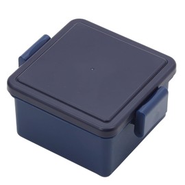 GEL-COOL 0101-0261 Gel Cool Square Lunch Box Small Lunch Box Small Lunch Box, Berry Blue, 4.3 x 3.7 x 2.2 inches (11 x 9.4 x 5.5 cm), 1 Tier, 8.7 fl oz (220 ml), 1 Tier, Lunch Box, For Women, Kids, Easy Clip, Buckle Mechanism, Storage Container, For Dess