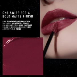 TIMEPHORIA Tinta para Labios Mate Difuminado, Larga Duración 24 Horas, Labial Mate de Alta Pigmentación,Textura Suave, No Transfiere, Tinta Sérum Para