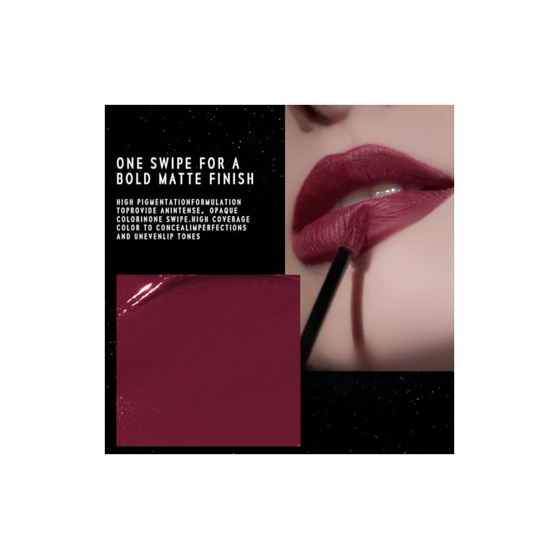 TIMEPHORIA Tinta para Labios Mate Difuminado, Larga Duración 24 Horas,