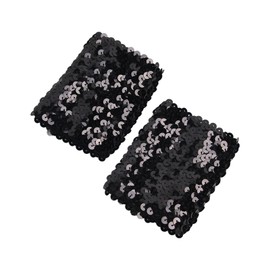NYCEMAKEUP Stylish Stretchy Elastic Arm Sleeves Blingbling Sequins For Party Costume Women's Cuffs Arm Sleeve With Sequins Sequins Arm Cuffs