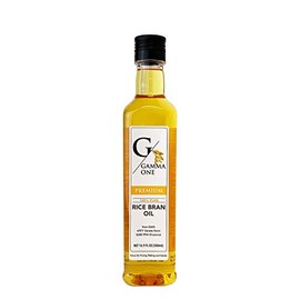 Gamma One Pure Rice Bran Oil 100% (0.5 L) $, 12Count