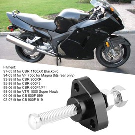 Qiilu Car Cam Chain Tensioner, Cam Timing Chain Tensioner Gasket Fit for CBR600F F3 F4 F4i CBR900 RR CBR900F CB F(Black)