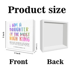 Christian Gifts, Inspirational Gifts, Inspirational Gifts for Women, Christian Wooden Box Sign, Christian Gifts for Women, Bible Verse Gift, Catholic Gifts, Religious Spiritual Gifts for Her Mom