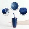 100 Vasos Reusables Uupz 16 Oz Bautizo Recuerdo Bolo Mayoreo