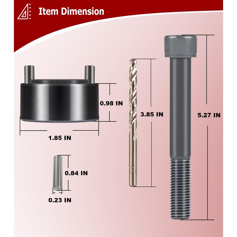 For LS LT Crank Pin Kit Crankshaft Damper Drill Pinning