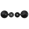Topteng 2" Round Bar End Mirrors Universal for 7/8" 22mm