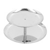 Fruit Tray Stainless Steel 2 Layers Multifunctional Durable Self Service