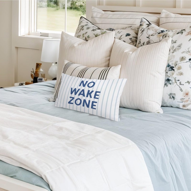 XYDEG Preppy Beach Room Decor 12x20 Pillow Cover, Lake House