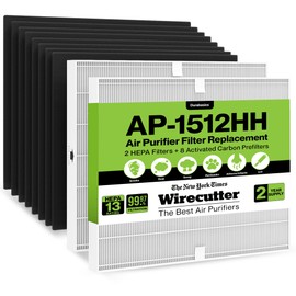 AP-1512HH HEPA Set Compatible with Coway Filter - 2 Year Supply - Compatible with Coway Airmega AP-1512HH & Airmega Filter Replacement - Helps Remove Smoke, Dust, Pollen, Dust, Debris, Pet Dander