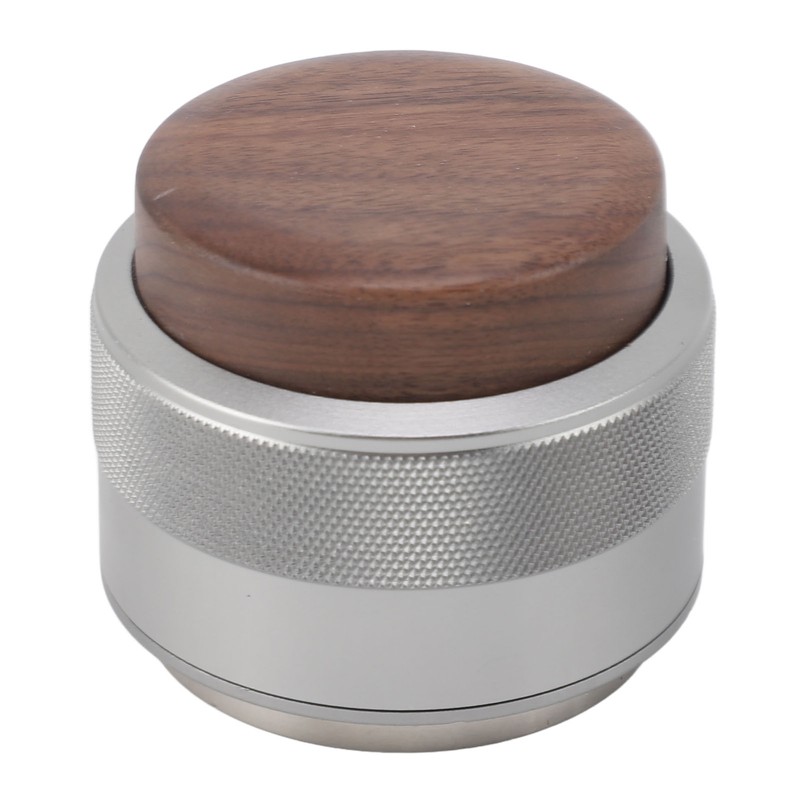 Coffee Distributor Tamper Constant Pressure 304 Stainless Steel Wood Handle
