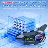 JZAQ Motorcycle Helmet Bluetooth Headset Bluetooth Helmet Speakers & Intercom