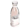 Mini Juice Extractor Bottle White Portable Rechargeable Cordless 4 Blades