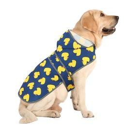 Dog Raincoat with Hood and Leash Hole, Happiere Waterproof Slicker Poncho Rain Jacket Coat for Small Medium Large Dogs and Puppies