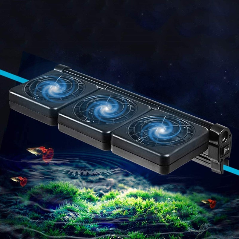 XMHF 4 Fans Aquarium Chiller, Fish Tank Cooling Fan System