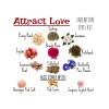 Trifecta Botanicals ATTRACT LOVE Intention Spell Kit ~ Herbs /