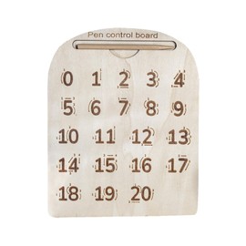 Perfeclan Wooden Tracing Board Practicing Board Handwriting Tool Double Sided Exercise Board for Kids 3 4 5 Years Old Children, B