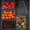 HOMEE Meal Prep Containers, 50 Pack- 26oz Plastic Storage Food