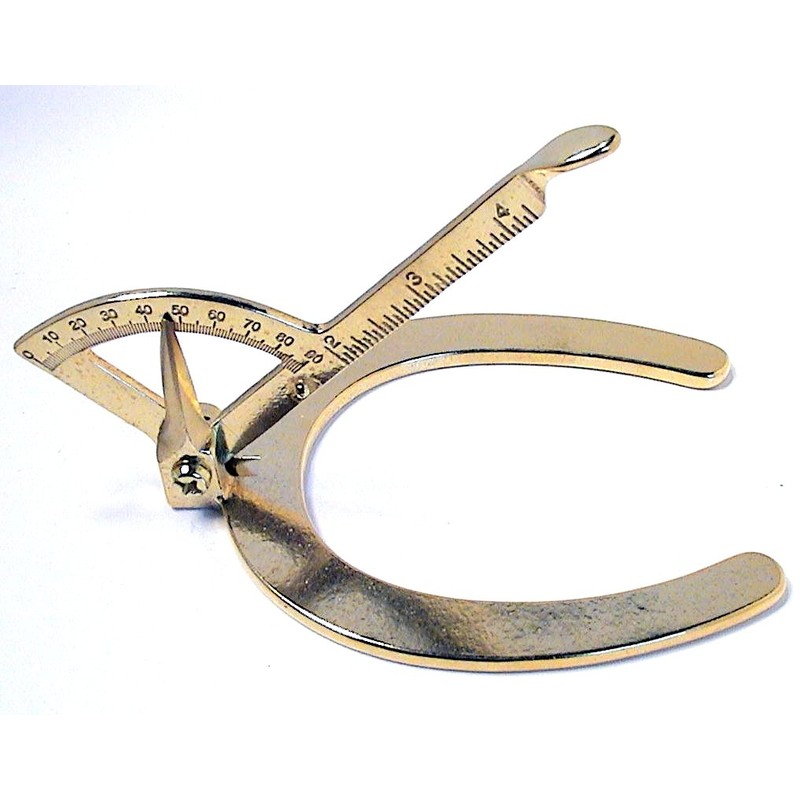 Brass Horse Hoof Gauge
