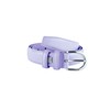 Biagiotti Women's Genuine Leather Thin Belt with Box, Violet 3