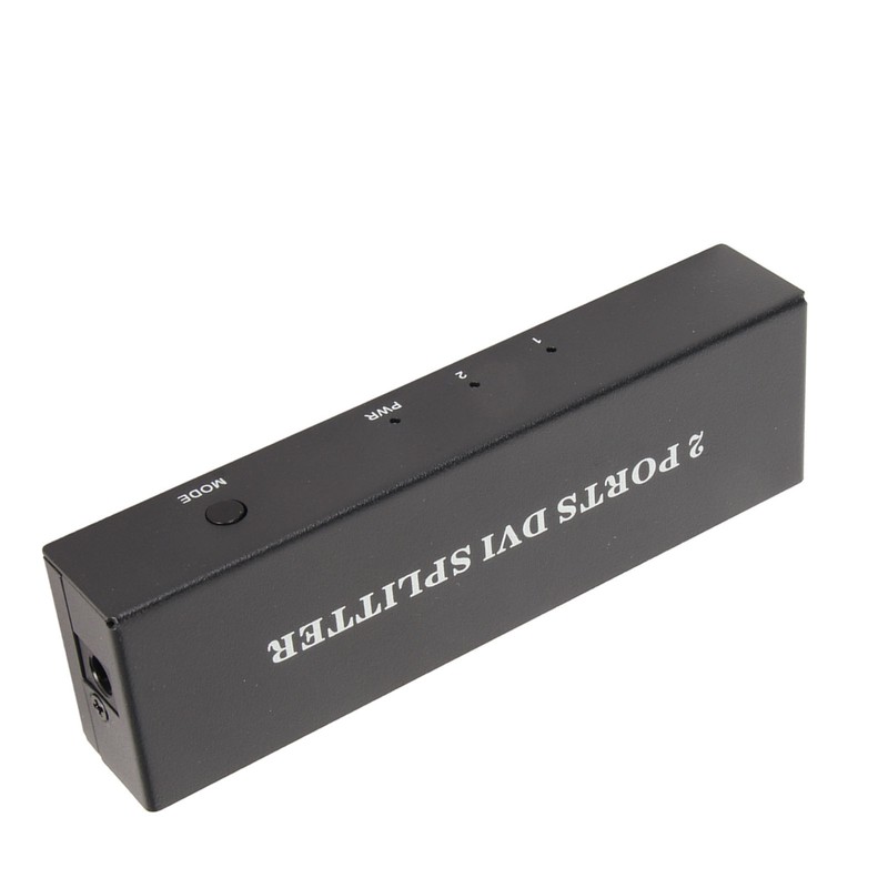 1x2 DVI Splitter 1 in 2 Out Support Resolution Up