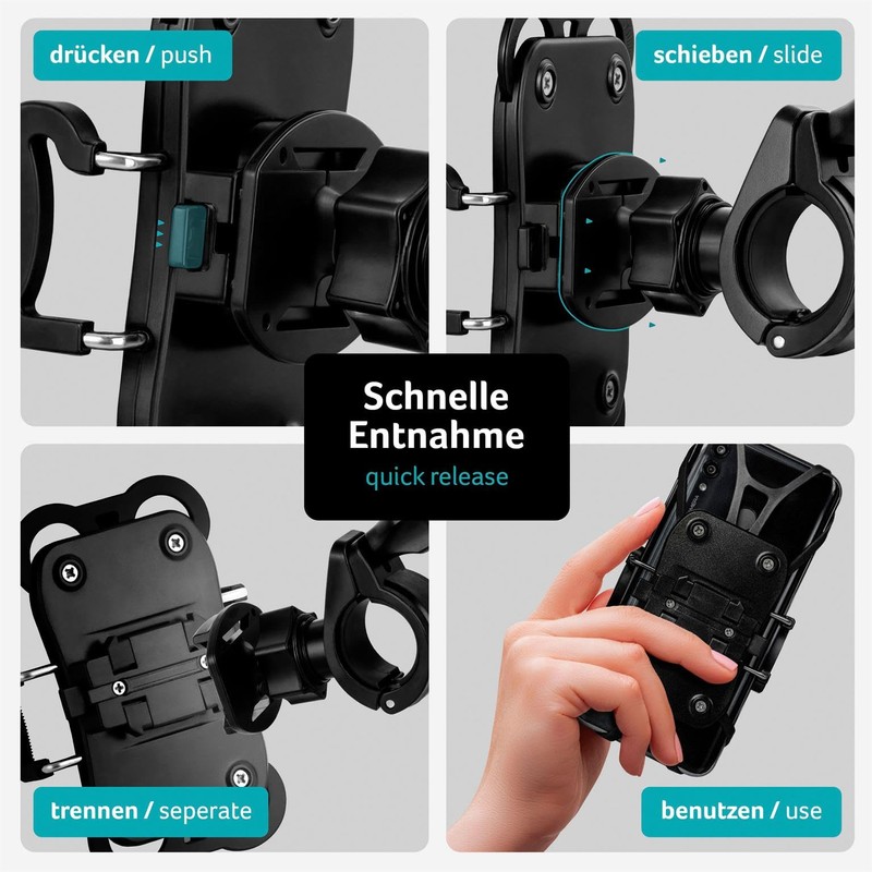 ONEFLOW® Bicycle Handlebar Mount with Quick Release for All Lenovo