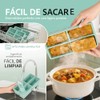2PCS con Tapa, Recipiente para Sopa de 1 Taza, Moldes