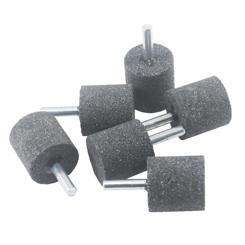 Inovsolid 6 Pcs 30 mm Cylinder Shape Grinding Stones 1/4