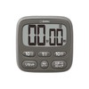 Dretec T-612DG Large Screen Timer with Digital Clock, Dark Gray,