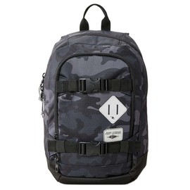 RIP CURL | Posse Small 15L Backpack | Children's School and Leisure Bag | 26 x 38 x 17 cm | Camouflage Print Black/Grey, Black, 26 x 38 x 17 cm