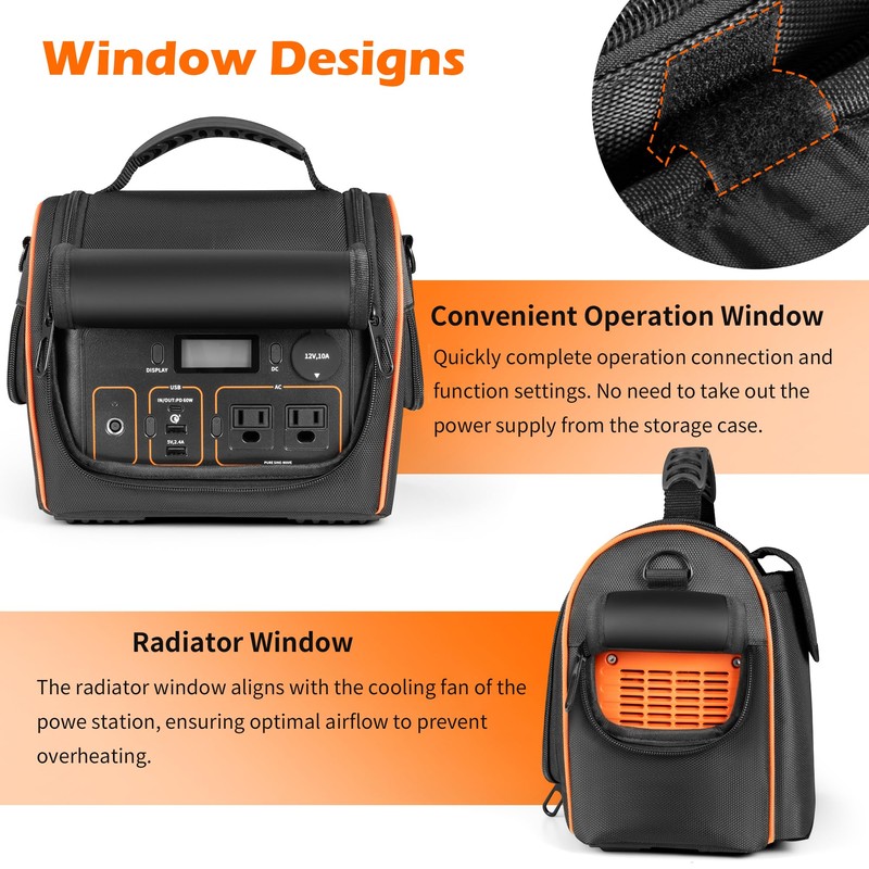 EUGOOCX Portable Power Station Carry Bag Compatible with Jackery Explorer