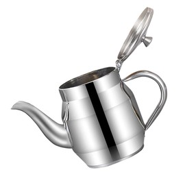 Ciieeo Stainless Steel Oil Container with Fine Mesh Strainer Versatile Kitchen Jug for Oil Sauce Juice Storage Leak Design for Practical Use Cooking Meal Prep