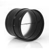 ‎ATOM NEXUS Backdraft Damper with Spring-Loaded Folding Blades Ducting in