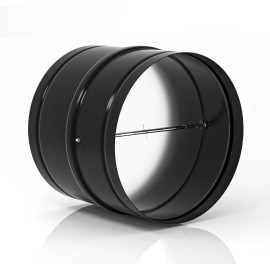 ‎ATOM NEXUS Backdraft Damper with Spring-Loaded Folding Blades Ducting in Range Hoods, Fans - 6IN