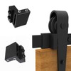CCJH Barn Door Stopper 2PCS for Top Track Sliding Door