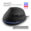 zelotes Wired Mouse for Computer,3200DPI,6 Buttons LED USB Optical Ergonomic
