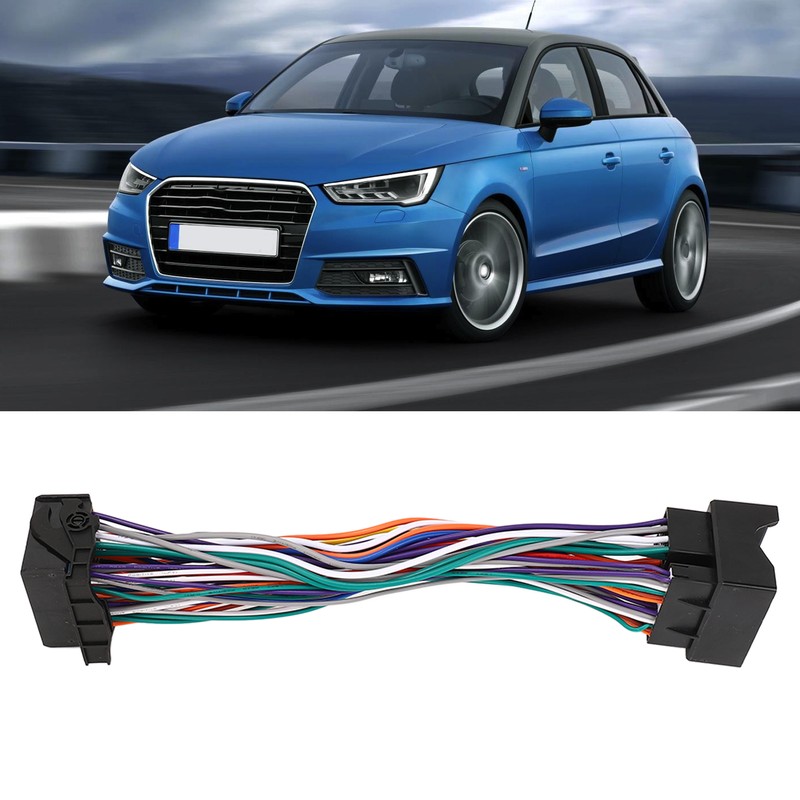 23cm 52Pin MQB Extension Adapter Cable with Quadlock Connector Radio