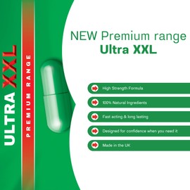 10 x 400mg Premium Advanced Formula Ultra XXL Male Vitality Capsules | 10 Capsules | L-Arginine, Maca, Ginseng & Tribulus Blend | Energy & Performance Support | UK Manufactured | Vegetarian