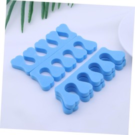 FOMIYES Finger Toe Nail Separators 20 Pairs Foam Toe Dividers for Simple Design for Nail Art and Manicure Random Color