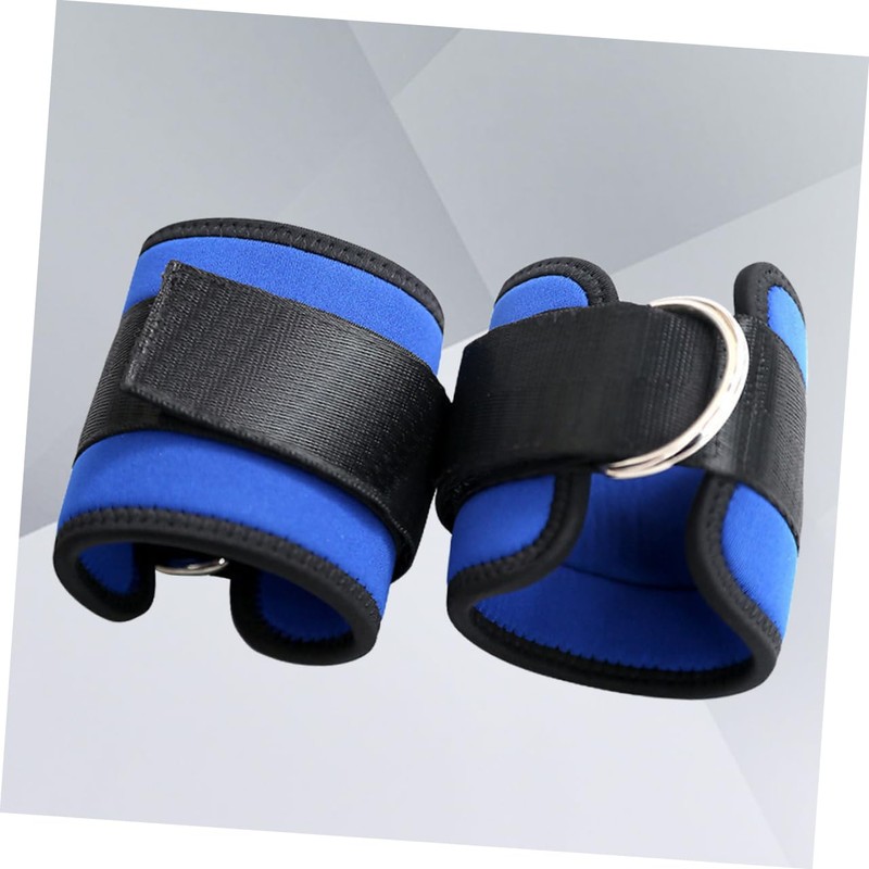BIUDECO Fitness Ankle Straps Set 2pcs D-Ring Ankle Calfs Band