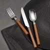 Hampton Forge 894320 Henley Light Wood 16 Piece Flatware Set