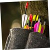 BESPORTBLE 5sets Real Turkey Arrows Tails Archery Accessory Enhance Stability