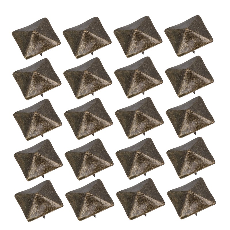 20 Pcs Antique Decorative Tacks Quadrate Appearance Clavos Decorative Nails