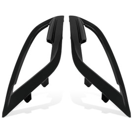 GoaMotors Pair Front Bumper Fog Light Lamp Cover Bezel LH RH Compatible with Ford EcoSport 2018-2021, Replace GN1Z15266BC, GN1Z15266BD