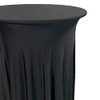 YOUR CHAIR COVERS - Spandex Wavy 30 Inch Highboy Cocktail