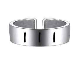 Angel Number Ring 111, 222, 333, 444, 555, 666, 777, 888, 999 Hand Stamped Ladies Girls Open Stainless Steel Ring Numerology Jewellery Rings, Stainless Steel
