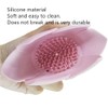 sheng'hang Flower Shape Silicon Soap Holder for Bathroom Shower, Lotus