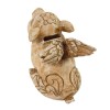 Unbranded Polyresin Angel Wings Flying Pig Piggy Bank Shelf Sitter