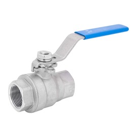 Stainless Steel Ball Valve with Lever Handle in Different Pressure Levels and Designs, Ideal Shut-off Valve for Commercial and Household Use, 1/4"