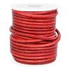 GENIQUE Real/Genuine Round Leather String Cord for Necklace, Bracelets, Jewellery,