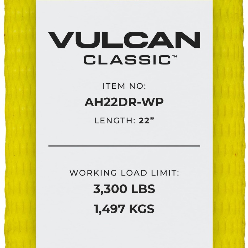 VULCAN Tie Down Axle Straps with Wear Pad - 4